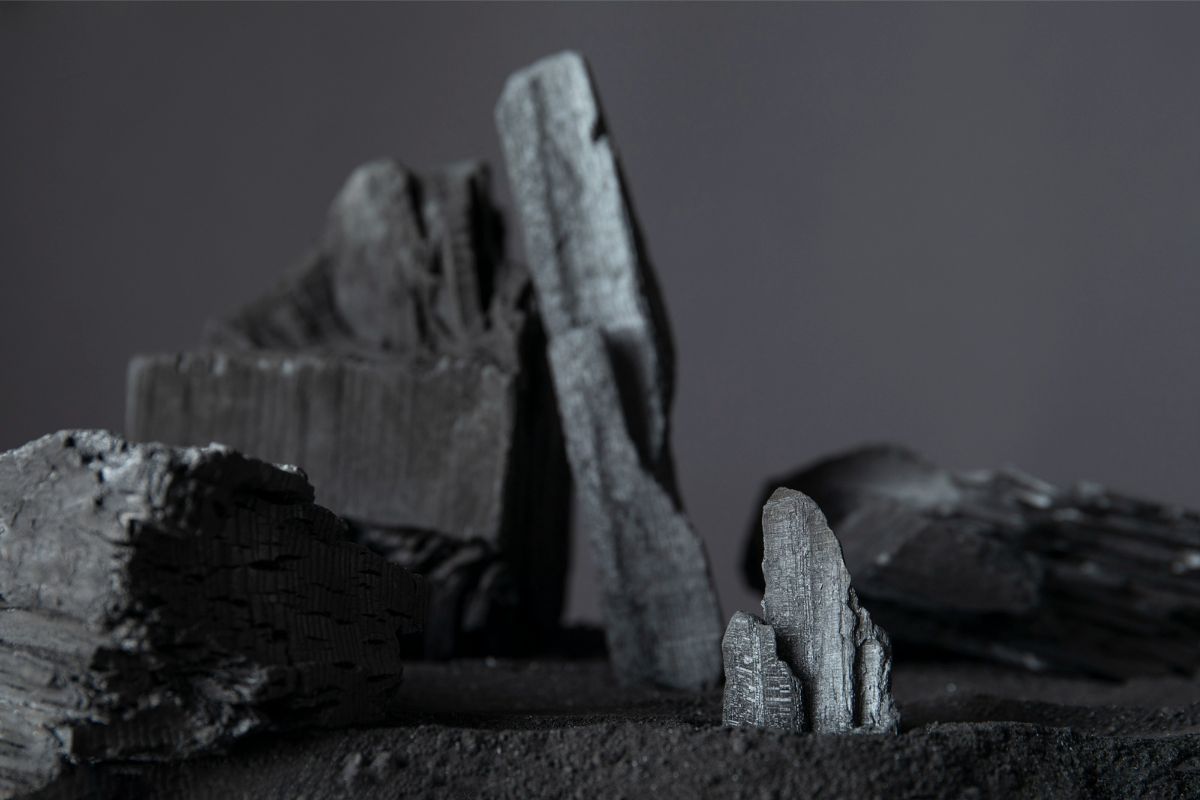 beberapa potong arang