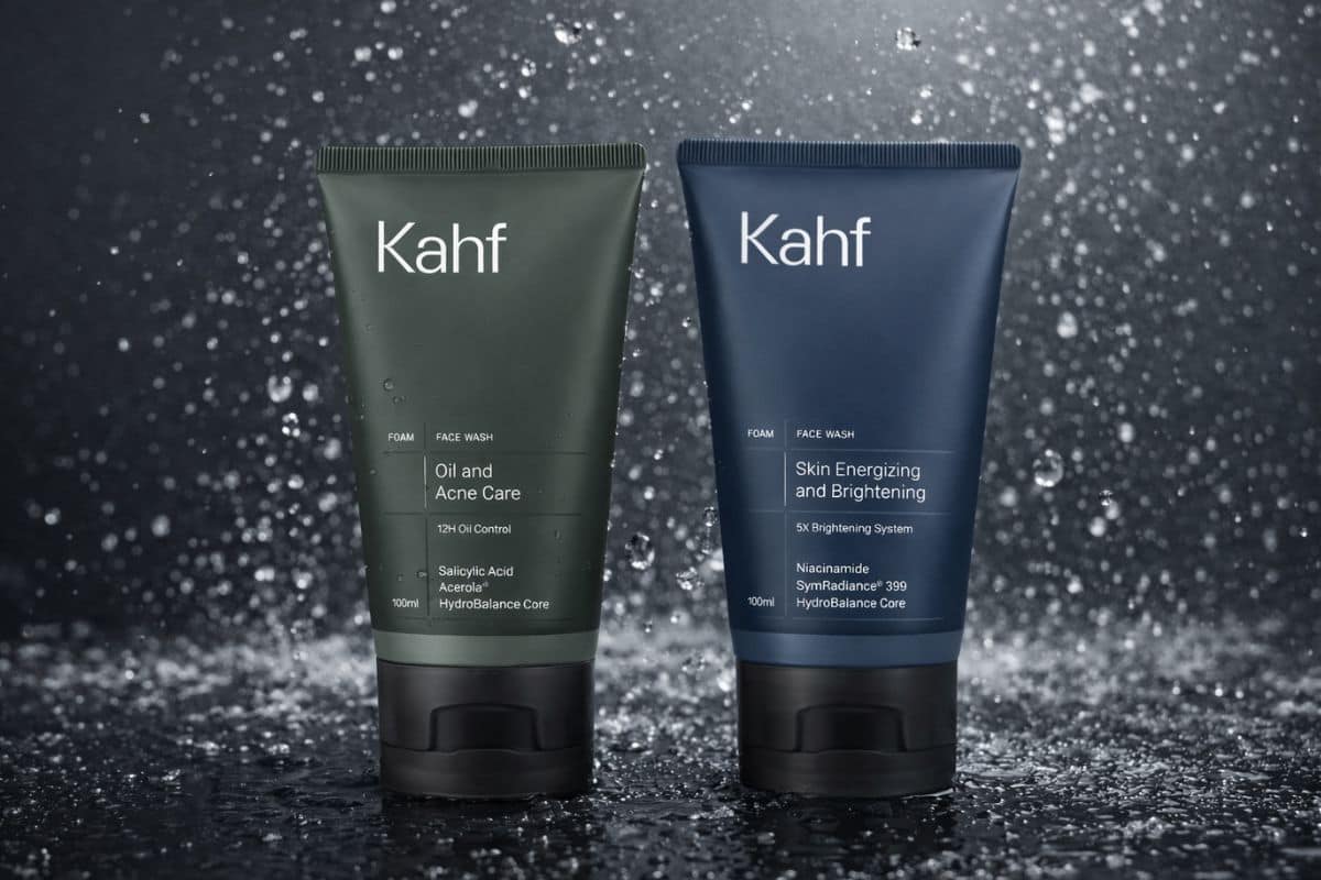 Kahf facial wash untuk tahap cleanse